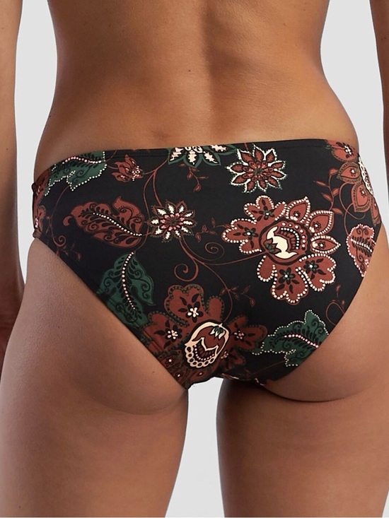 Carve Designs Other - Carve Designs Floral Bikini Bottoms in Black, Pink & Brown Size Small Cheeky NWT